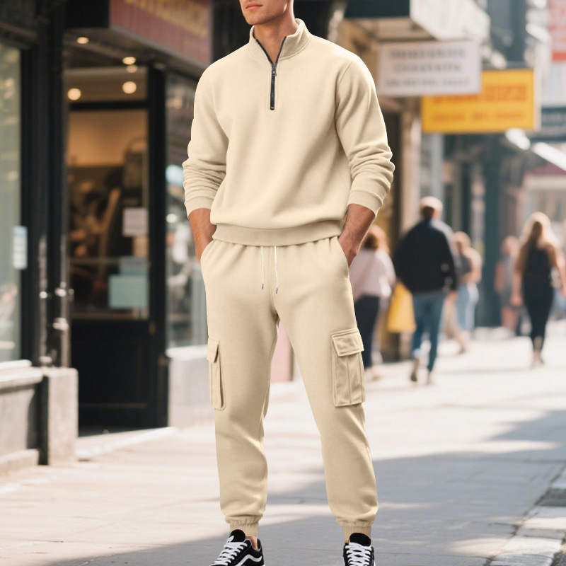 Chic Versatile Men's Warm 2-Piece Set
