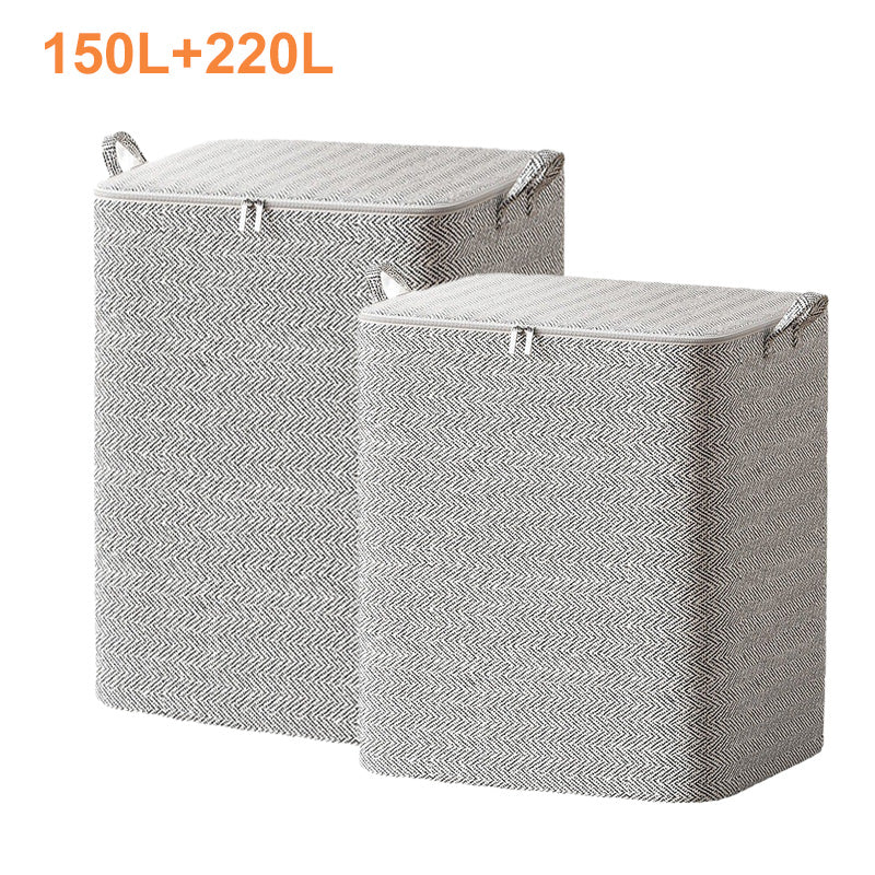 📢 50 % de réduction ! Boîte de Rangement Extra-Large avec Couvercle – 110L à 220L, Idéale pour Couettes, Vêtements & Jouets ! 🛏️🧺✨