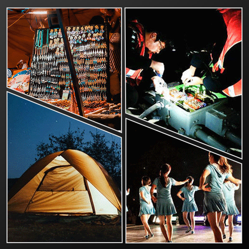 💡🔋Notfall-LED mit 1200mAh Akku: A19 E26/E27 12W (60W hell), 6000K Tageslicht 🏠⛺für Stromausfall & Camping – wiederaufladbar & langlebig