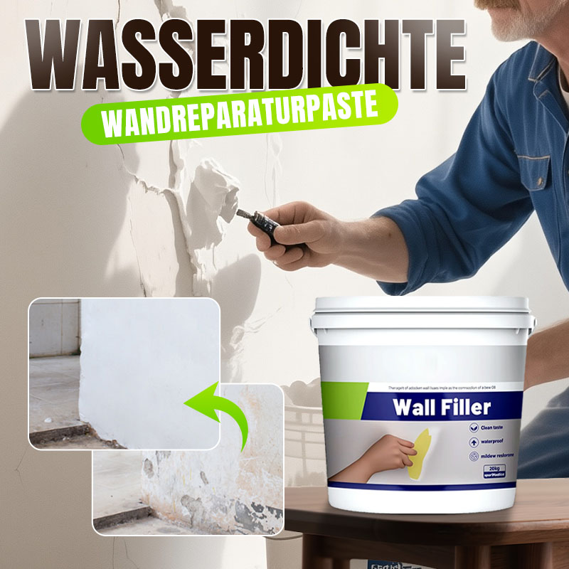 🛠️ Wasserdichte & Schimmelresistente Wandreparaturpaste – 3 Kaufen, 1 Gratis + Pinsel Geschenk! 💧🖌️ ✨ Schnelle & Saubere Wandreparatur für Zuhause! 🏡