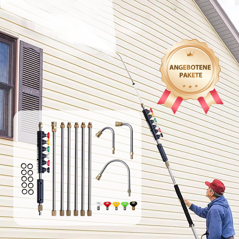 🚿 60% RABATT! 💦 Hochdruckreiniger-Stab-Set 4000 PSI – Tiefenreinigung, Ergonomisches Design &amp; Langlebige Konstruktion 🔧