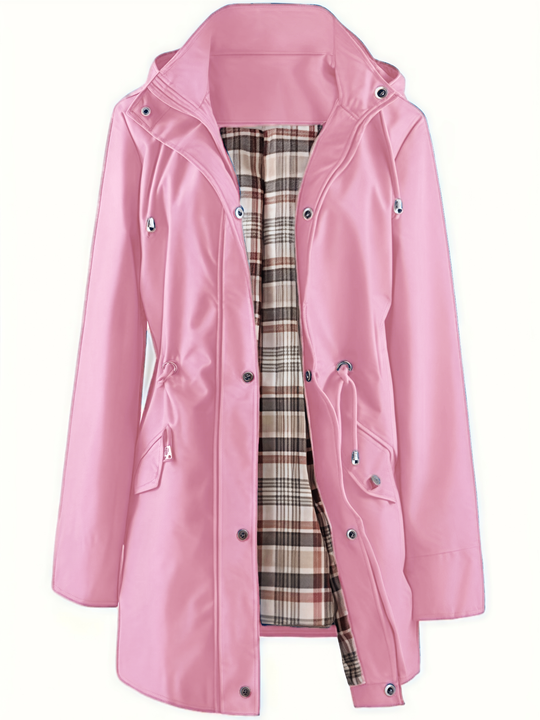 ⏳LAST DAY SALE 60% OFF !!📢🌧️💧Ultimate Plaid Waterproof Jacket for Women🍃Unleash Style and Durability in Any Storm!
