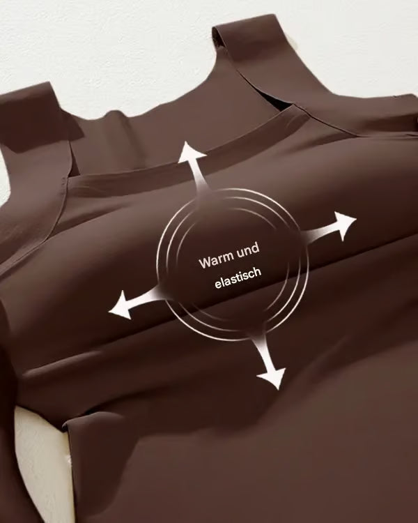 💐Thermische Tank-Tops für Damen mit U-Ausschnitt und integriertem BH