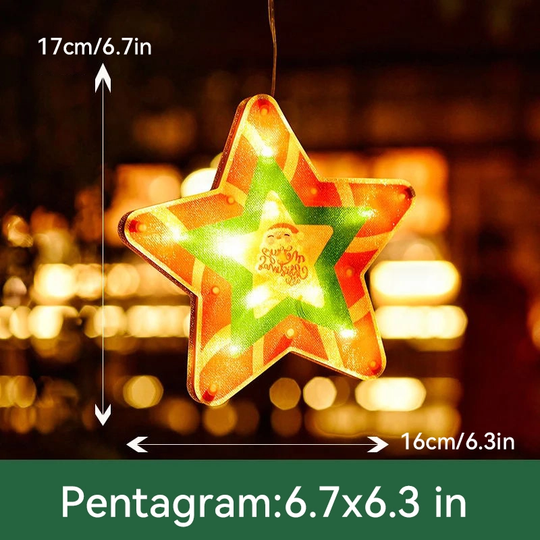 CHRISTMAS PRESALE NOW 49% DISCOUNT🎄Christmas window hanging lights