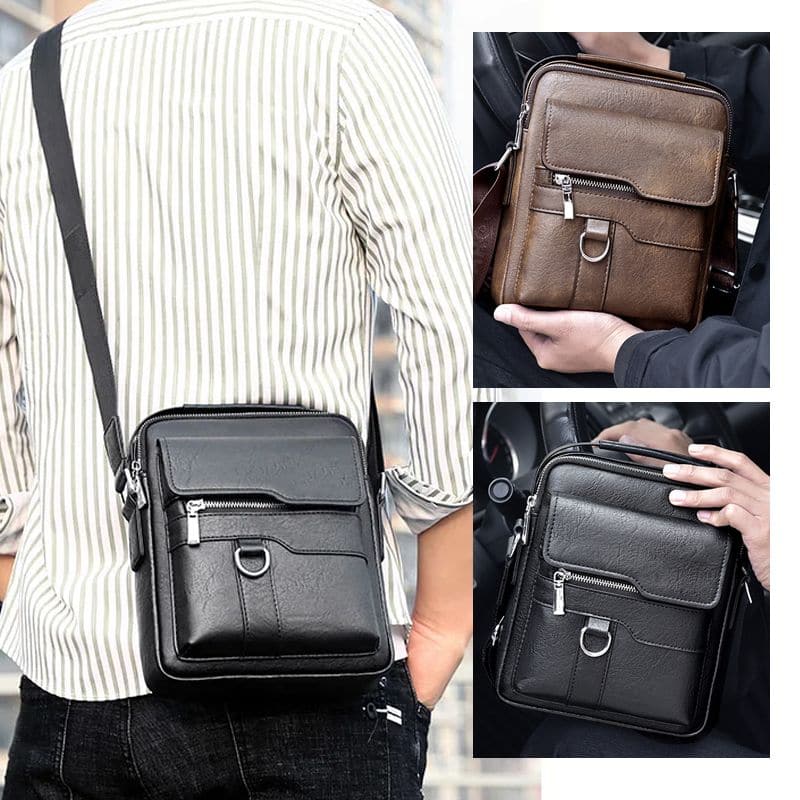 Portable shoulder bag for men