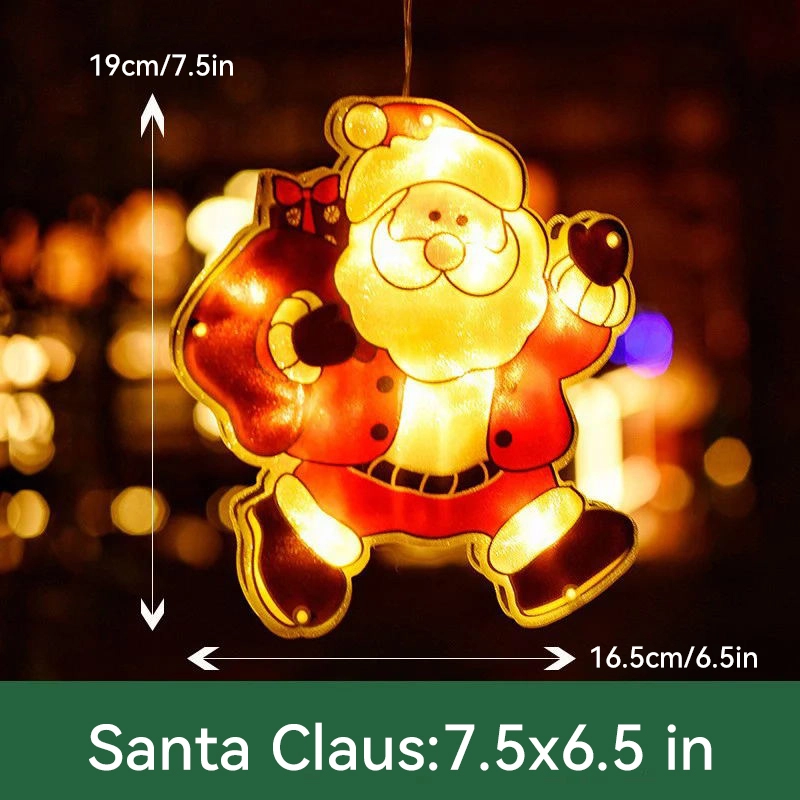 CHRISTMAS PRESALE NOW 49% DISCOUNT🎄Christmas window hanging lights