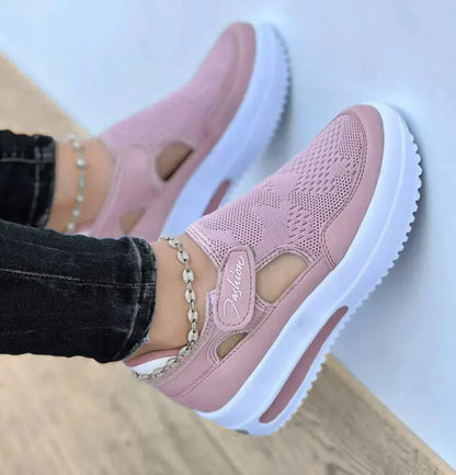 🌞50% Rabatt!🥿Damen Orthopädische Freizeitschuhe – Dicke Sohle, Rutschfest & Weich Gepolstert, Für Komfort & Haltungskorrektur