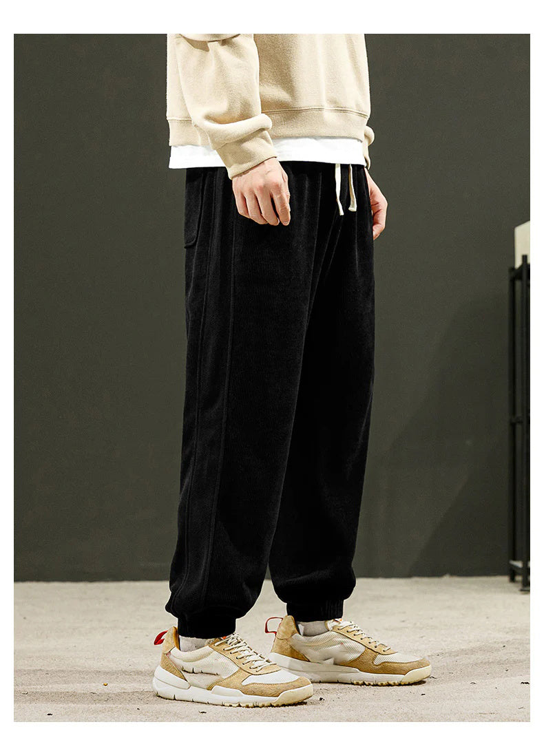 🔥Saldi caldi🔥 Pantaloni casual unisex in tessuto di velluto a coste