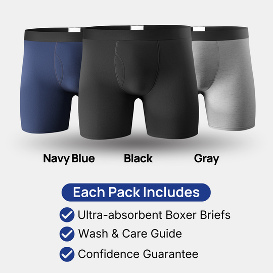 💪Men’s Ultra-Absorbent Incontinence Boxer Briefs