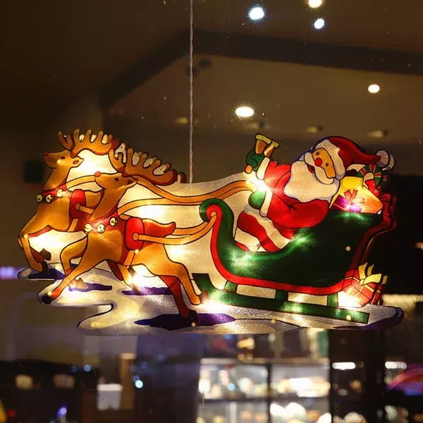 CHRISTMAS PRESALE NOW 49% DISCOUNT🎄Christmas window hanging lights