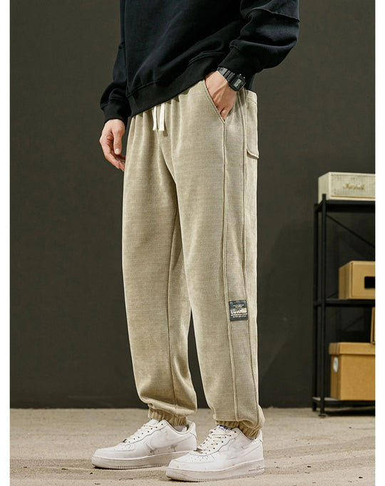 🔥Saldi caldi🔥 Pantaloni casual unisex in tessuto di velluto a coste