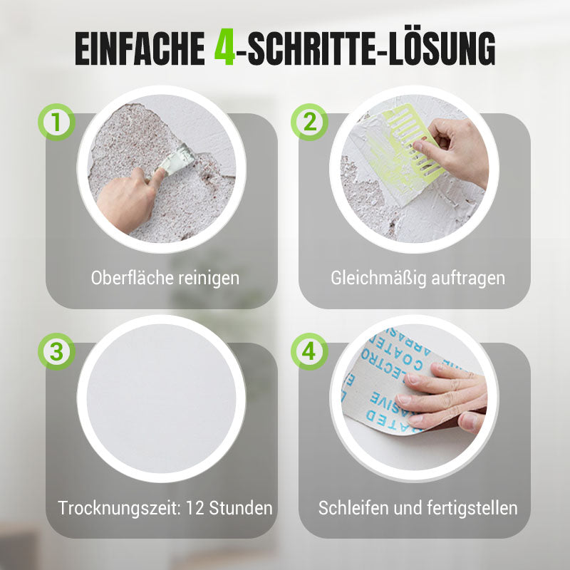 🛠️ Wasserdichte &amp; Schimmelresistente Wandreparaturpaste – 3 Kaufen, 1 Gratis + Pinsel Geschenk! 💧🖌️ ✨ Schnelle &amp; Saubere Wandreparatur für Zuhause! 🏡