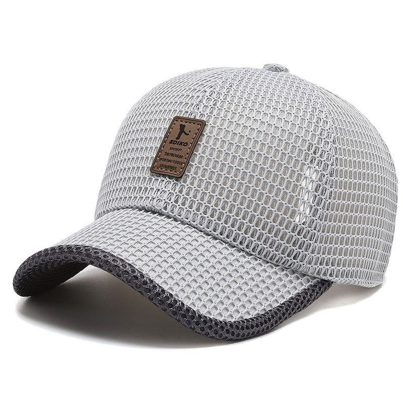 Lightweight and breathable baseball cap for summer