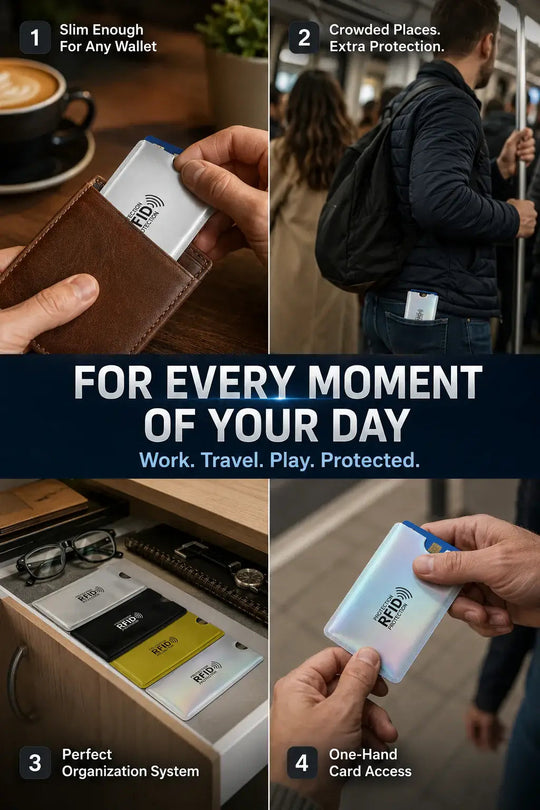 RFID Blocking Sleeves for Credit Cards