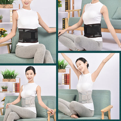 💥Hitzegepresstes Netz Atmungsaktiver Stahlplatten-Träger-Taillenprotektor