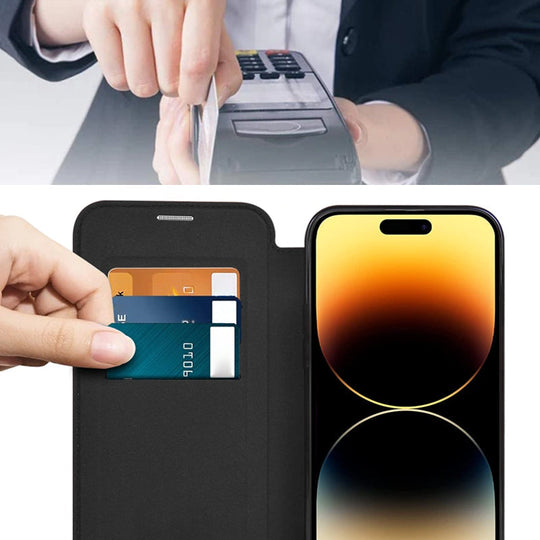 Bolsa de cuero sintético para el iPhone