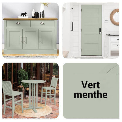 🪚 50% RABATT! 🌿 WASSERBASIERTE MÖBELFARBE - Geruchsneutral & Umweltfreundlich, Einfache Anwendung ohne Schleifen, Perfekt für Holzmöbel-Renovierung 🎨🛋️