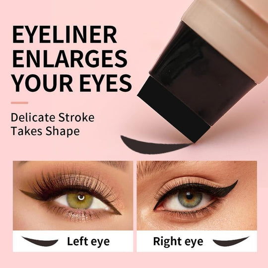 💜💜LAATSTE DAG – KOOP 1, KRIJG 1 GRATIS💜💜 Draaiende eyelinerstempel: Perfecte eyeliner in 5 seconden – voor beginners &amp;  Professioneel, waterdicht &amp;  nauwkeurig