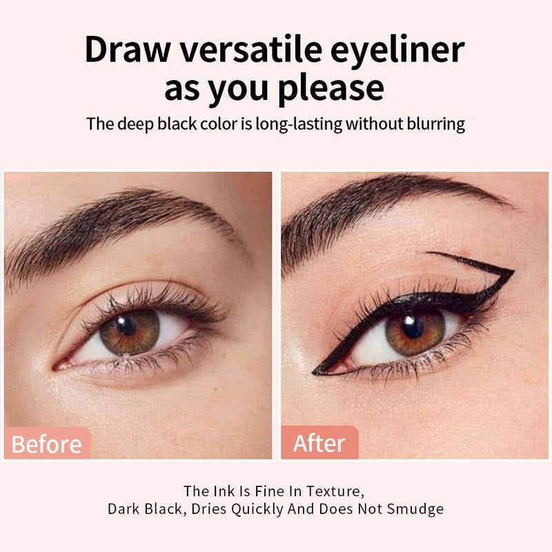 💜💜LAATSTE DAG – KOOP 1, KRIJG 1 GRATIS💜💜 Draaiende eyelinerstempel: Perfecte eyeliner in 5 seconden – voor beginners &amp;  Professioneel, waterdicht &amp;  nauwkeurig