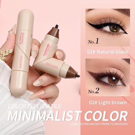 💜💜LAATSTE DAG – KOOP 1, KRIJG 1 GRATIS💜💜 Draaiende eyelinerstempel: Perfecte eyeliner in 5 seconden – voor beginners &amp;  Professioneel, waterdicht &amp;  nauwkeurig
