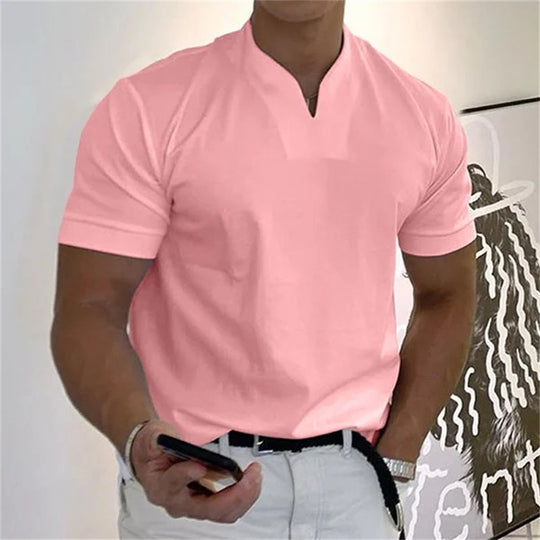 🏋️ Sportliches Herren V-Shirt aus Baumwolle – Ideal für Training &amp; Freizeit