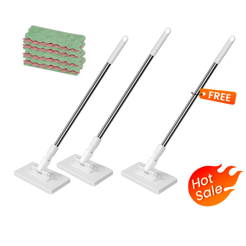 🎁50% Rabatt🧹✨ Einweg-Staubmopp mit 4 wiederverwendbaren Bezügen – Praktisch und effektiv 💥🌟