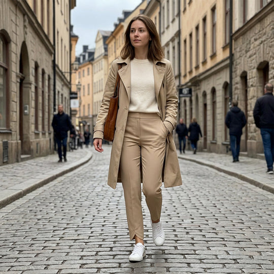 ⏳LIMITED OFFER 70% OFF🌞Women’s Fitted High-Waisted Zip-Pocket Trousers👖Lightweight, Breathable, Soft 26"/27" Ankle Pants with Zipper Pockets