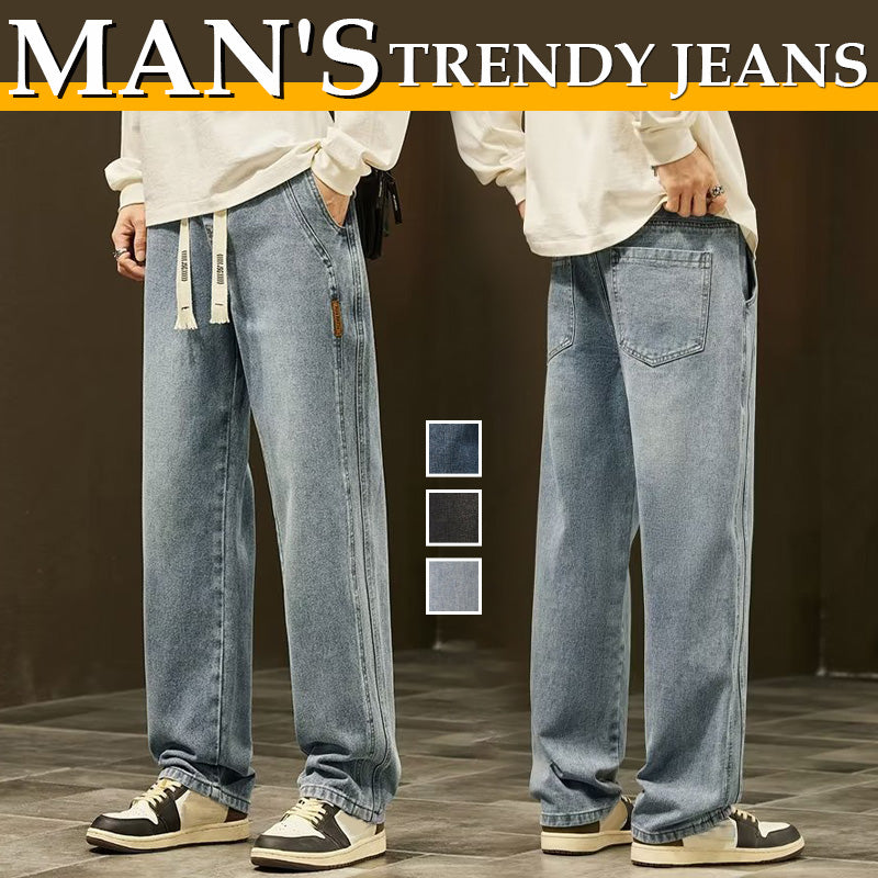 Vintage Straight Jeans – Warm Lined &amp; Flattering Fit Design