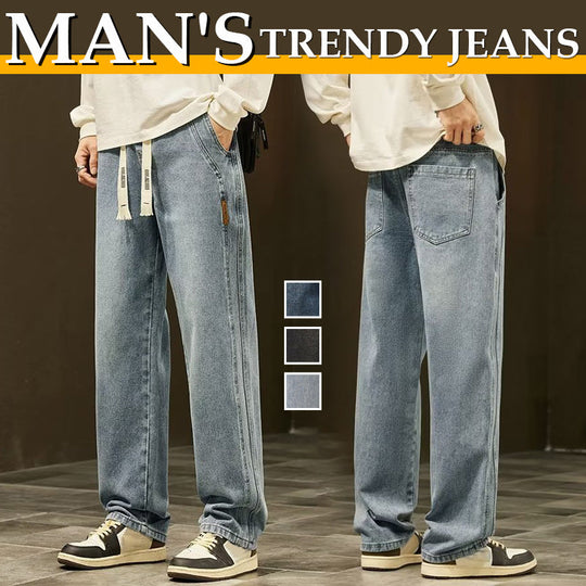 Vintage Straight Jeans – Warm Lined &amp; Flattering Fit Design