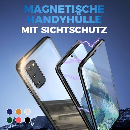 🔥58% Rabatt für kurze Zeit🔥Magnetische doppelseitige Telefonhülle aus gehärtetem Glas mit Anti-Peeping-Effekt für die Samsung-Serie S21-25