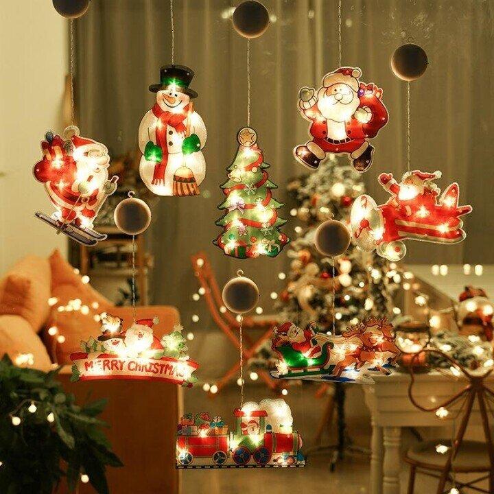 CHRISTMAS PRESALE NOW 49% DISCOUNT🎄Christmas window hanging lights