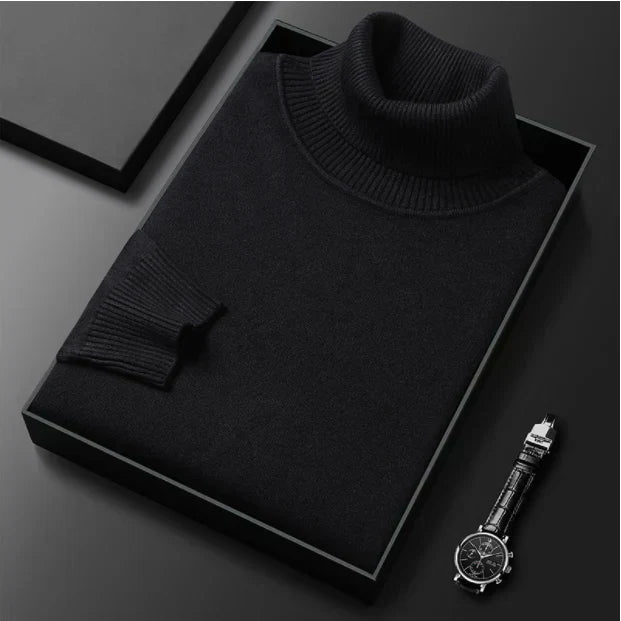 🧶 50 % RABATT PÅ VARMT SALG! ✨ Premium kasjmirgenser herre ensfarget - Mykt, behagelig garn med moderne passform for jobb &amp; Fritid 👔🎯