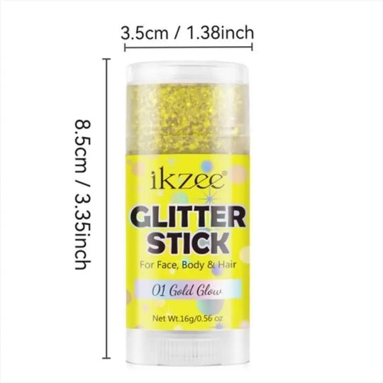 ✨ BUY 1 GET 1 FREE | 6PCS Glitter Stick Set – Face, Hair &amp; Body Shimmer for Festivals &amp; Parties