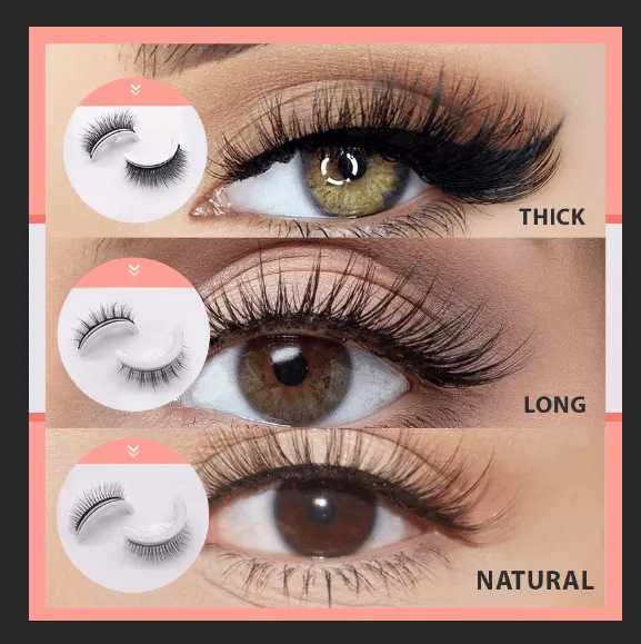❤️‍🔥Kauf 1 und bekomme 1 gratis dazu（2 Paar）✨Wiederverwendbare selbstklebende Wimpern