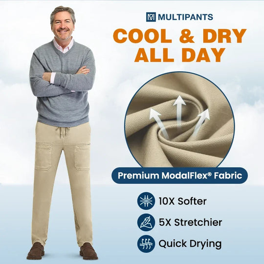 🎁Hot Sale 70% OFF🏆MultiPants – High Stretch Multi-pocket Durable Cargo Pants