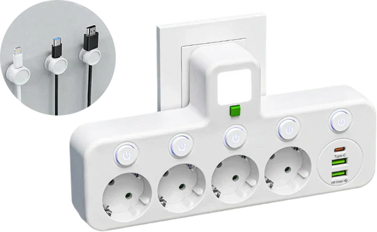 🔌💡Smarte Steckdosenleiste mit USB – Energie sparen, Komfort maximieren! ⚡✨ Praktisch, langlebig &amp; nachhaltig für Ihr intelligentes Zuhause.