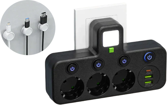 🔌💡Smarte Steckdosenleiste mit USB – Energie sparen, Komfort maximieren! ⚡✨ Praktisch, langlebig &amp; nachhaltig für Ihr intelligentes Zuhause.