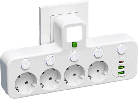 🔌💡Smarte Steckdosenleiste mit USB – Energie sparen, Komfort maximieren! ⚡✨ Praktisch, langlebig &amp; nachhaltig für Ihr intelligentes Zuhause.