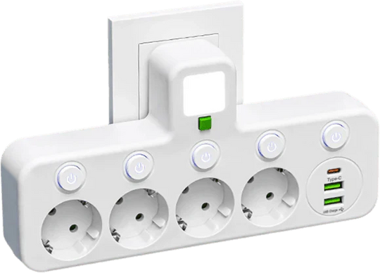 🔌💡Smarte Steckdosenleiste mit USB – Energie sparen, Komfort maximieren! ⚡✨ Praktisch, langlebig &amp; nachhaltig für Ihr intelligentes Zuhause.