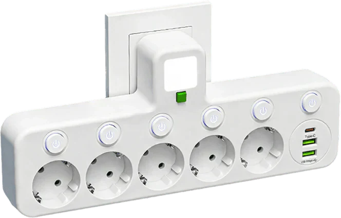 🔌💡Smarte Steckdosenleiste mit USB – Energie sparen, Komfort maximieren! ⚡✨ Praktisch, langlebig &amp; nachhaltig für Ihr intelligentes Zuhause.