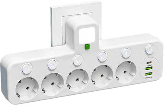 🔌💡Smarte Steckdosenleiste mit USB – Energie sparen, Komfort maximieren! ⚡✨ Praktisch, langlebig &amp; nachhaltig für Ihr intelligentes Zuhause.