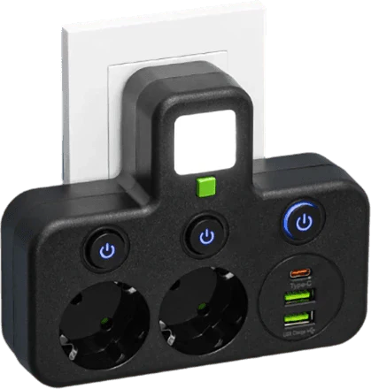 🔌💡Smarte Steckdosenleiste mit USB – Energie sparen, Komfort maximieren! ⚡✨ Praktisch, langlebig &amp; nachhaltig für Ihr intelligentes Zuhause.