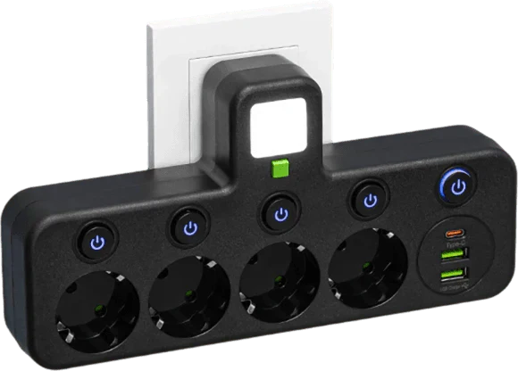 🔌💡Smarte Steckdosenleiste mit USB – Energie sparen, Komfort maximieren! ⚡✨ Praktisch, langlebig &amp; nachhaltig für Ihr intelligentes Zuhause.