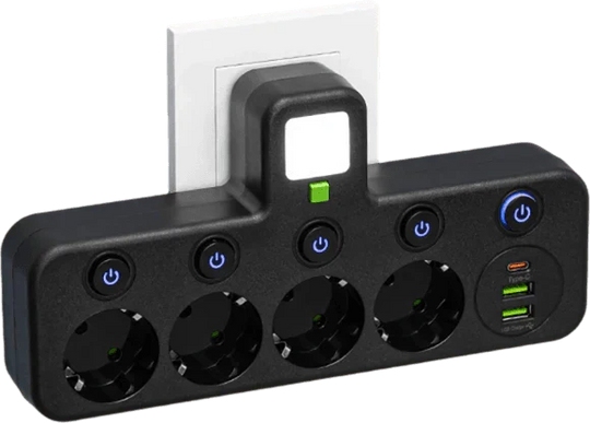 🔌💡Smarte Steckdosenleiste mit USB – Energie sparen, Komfort maximieren! ⚡✨ Praktisch, langlebig &amp; nachhaltig für Ihr intelligentes Zuhause.
