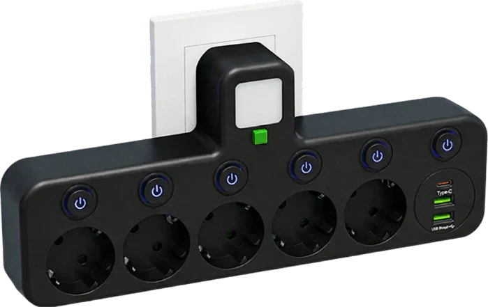 🔌💡Smarte Steckdosenleiste mit USB – Energie sparen, Komfort maximieren! ⚡✨ Praktisch, langlebig &amp; nachhaltig für Ihr intelligentes Zuhause.