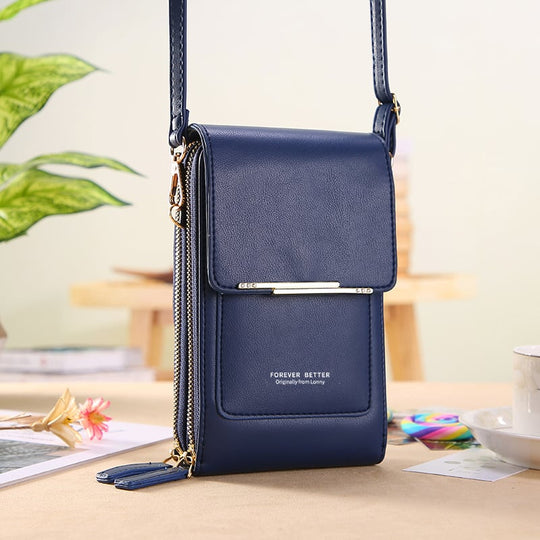 ⌛⏰50% OFF Today!🎁👝Use Your Phone Hands-Free! Touchscreen No-Dig Crossbody Wallet