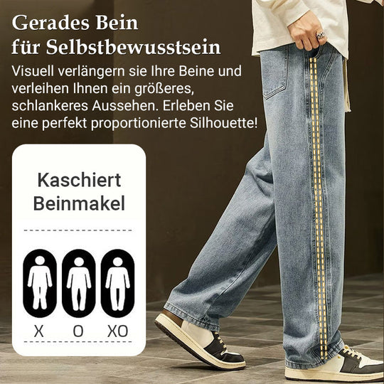 🔥2025 Heta Nyheter💥Lösa raka jeans för män