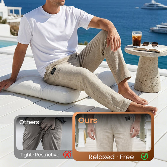 💕LAST DAY SALE 70% OFF!!💕Breathable Straight-Leg Trousers for Men