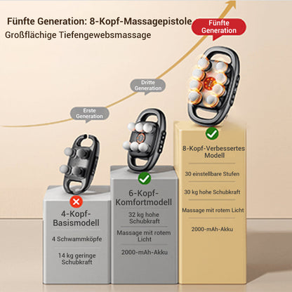 💝16-Antrieb 8-Kopf-Massagepistolen-Set💝