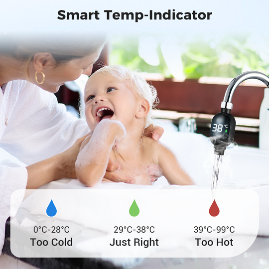 🥳2026 HOT SALE🥳💞50K+ SOLD!💥🌡️💧 The Gentle Guardian for Bath Time. Easy-Read Digital Thermometer – Half Price! 🛁🤱